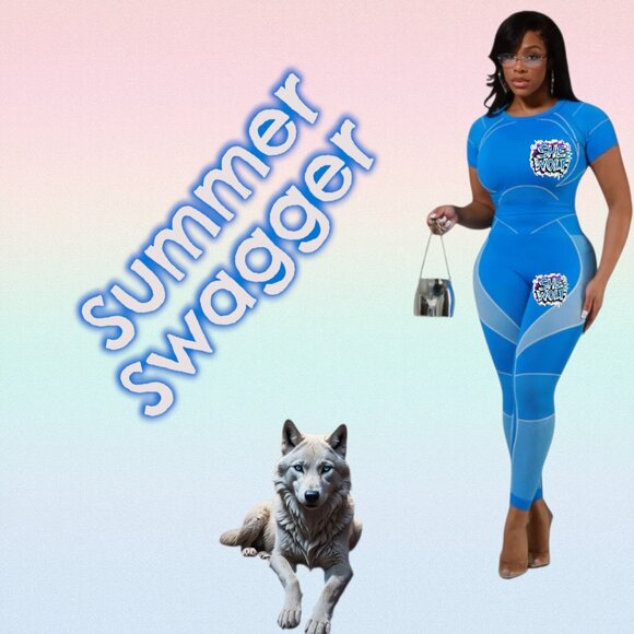 Crop top legging set from calmwolfclothing She Wolf Collection - Picture 1 of 1